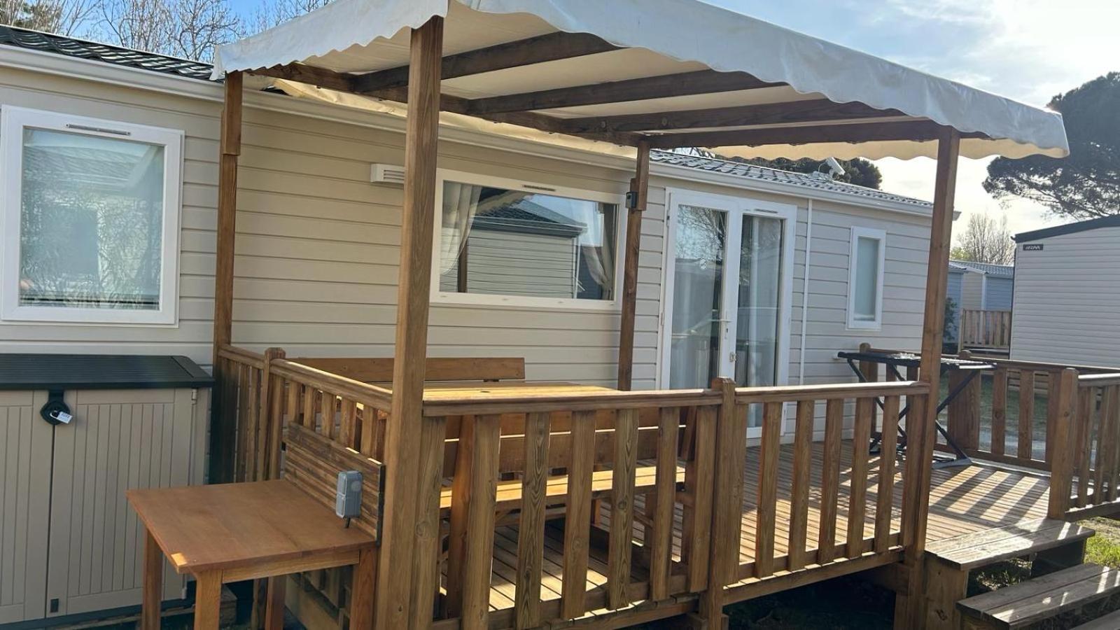 Mobil-Home - Narbonne-Plage - Clim, Tv Eksteriør billede